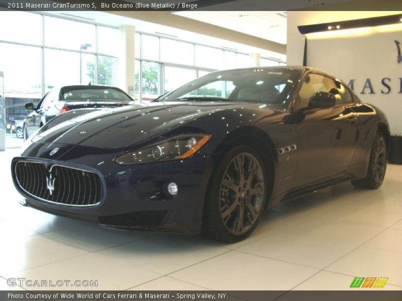 Blu Oceano (Blue Metallic) / Beige 2011 Maserati GranTurismo S