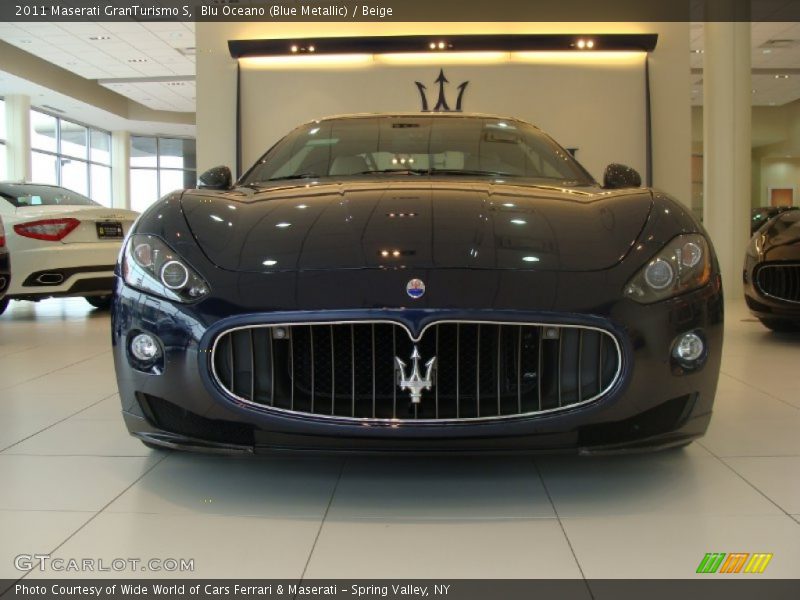 Blu Oceano (Blue Metallic) / Beige 2011 Maserati GranTurismo S