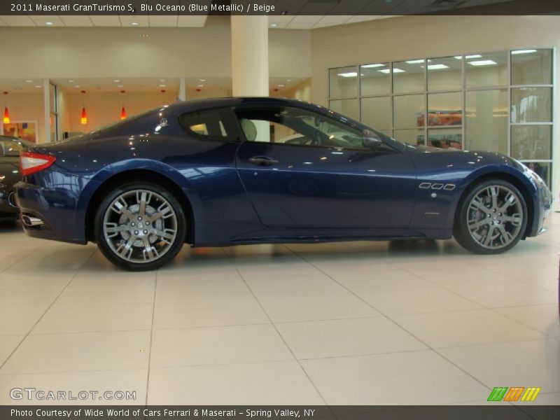 Blu Oceano (Blue Metallic) / Beige 2011 Maserati GranTurismo S
