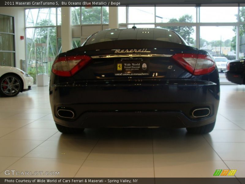 Blu Oceano (Blue Metallic) / Beige 2011 Maserati GranTurismo S