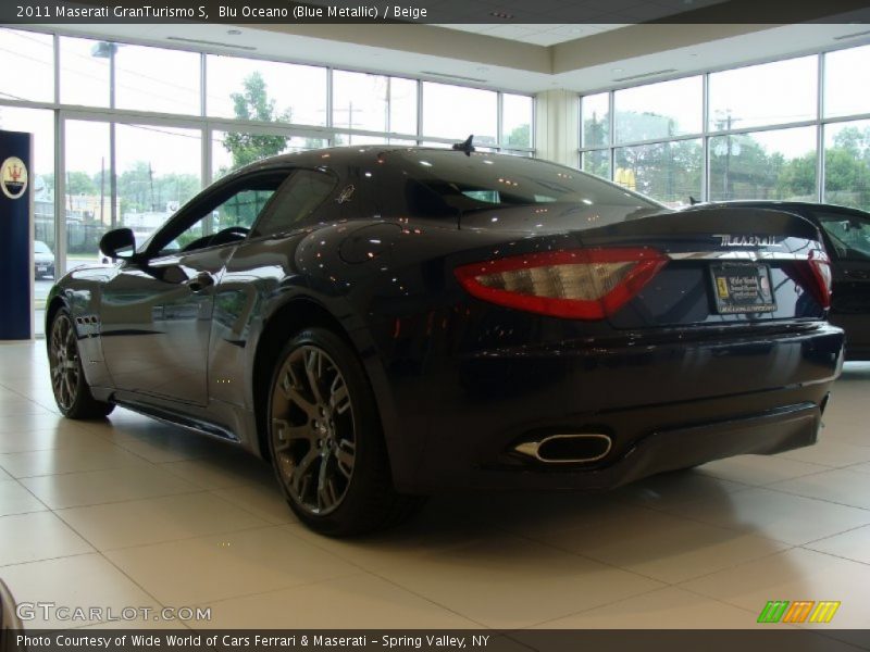 Blu Oceano (Blue Metallic) / Beige 2011 Maserati GranTurismo S