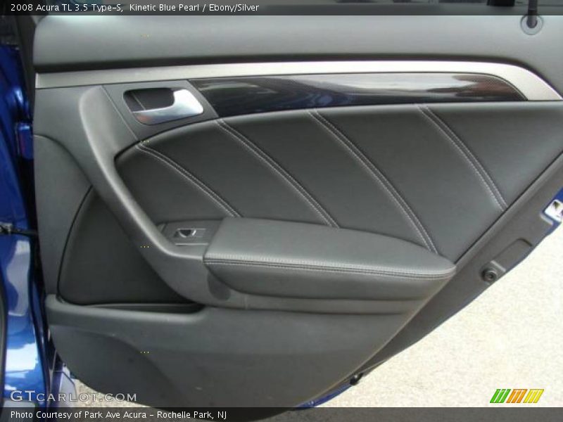Kinetic Blue Pearl / Ebony/Silver 2008 Acura TL 3.5 Type-S