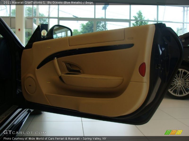 Blu Oceano (Blue Metallic) / Beige 2011 Maserati GranTurismo S