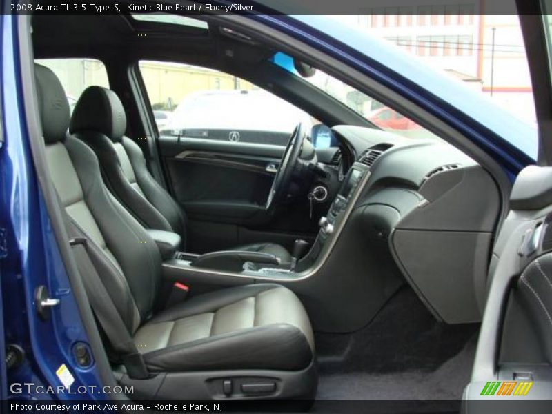 Kinetic Blue Pearl / Ebony/Silver 2008 Acura TL 3.5 Type-S