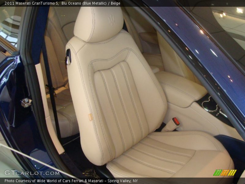 Blu Oceano (Blue Metallic) / Beige 2011 Maserati GranTurismo S