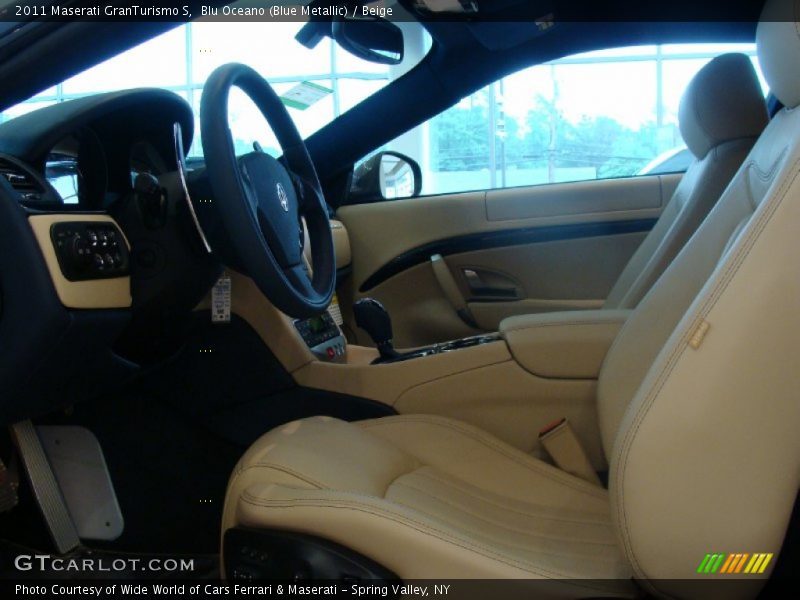 Blu Oceano (Blue Metallic) / Beige 2011 Maserati GranTurismo S
