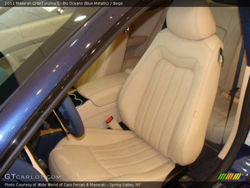 Blu Oceano (Blue Metallic) / Beige 2011 Maserati GranTurismo S