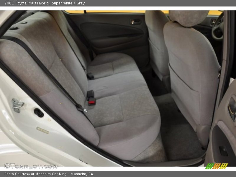 Super White / Gray 2001 Toyota Prius Hybrid