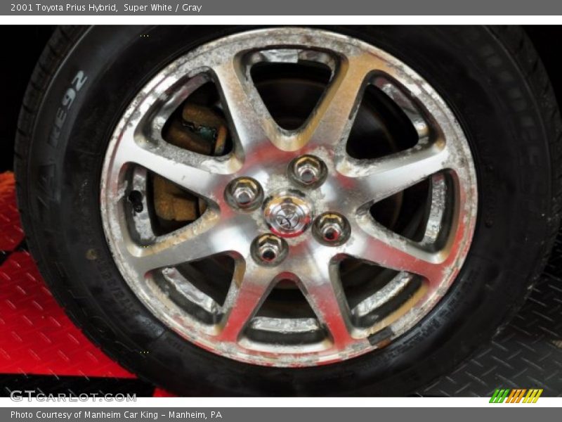 Super White / Gray 2001 Toyota Prius Hybrid