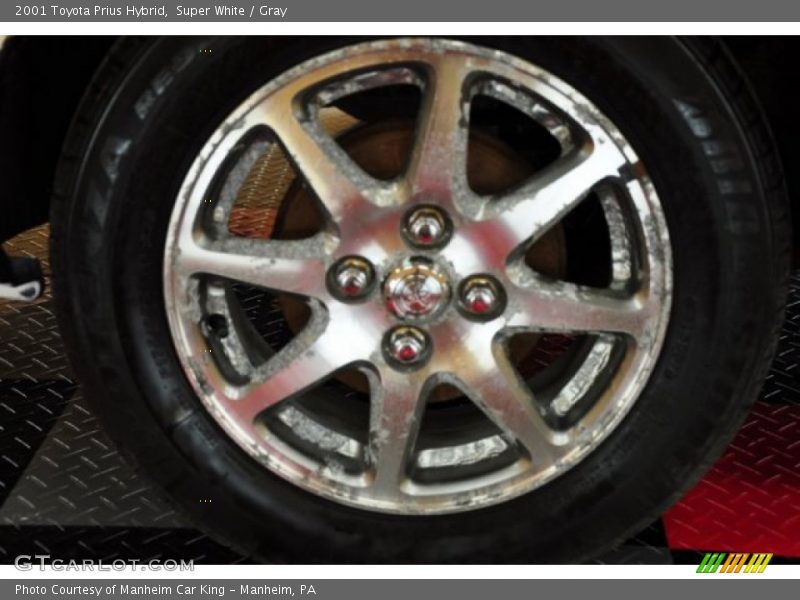 Super White / Gray 2001 Toyota Prius Hybrid