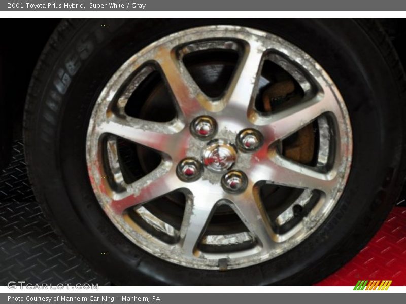 Super White / Gray 2001 Toyota Prius Hybrid