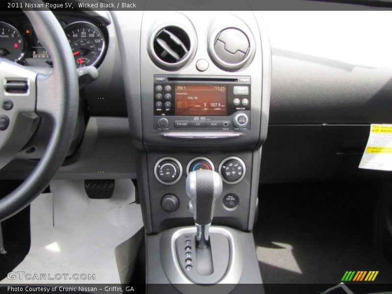 Wicked Black / Black 2011 Nissan Rogue SV