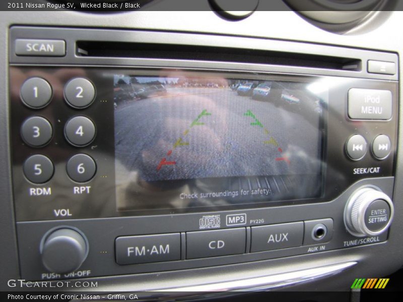 Wicked Black / Black 2011 Nissan Rogue SV