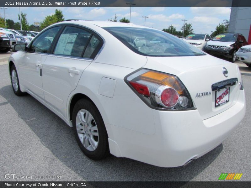 Winter Frost White / Frost 2012 Nissan Altima 2.5 S