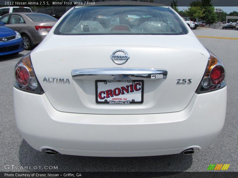 Winter Frost White / Frost 2012 Nissan Altima 2.5 S