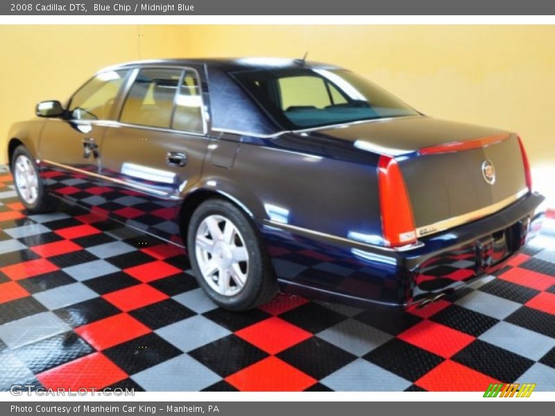 Blue Chip / Midnight Blue 2008 Cadillac DTS