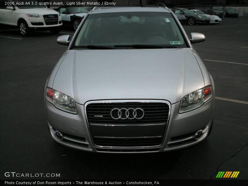 Light Silver Metallic / Ebony 2006 Audi A4 3.2 quattro Avant