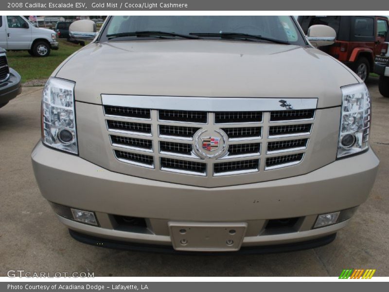 Gold Mist / Cocoa/Light Cashmere 2008 Cadillac Escalade ESV