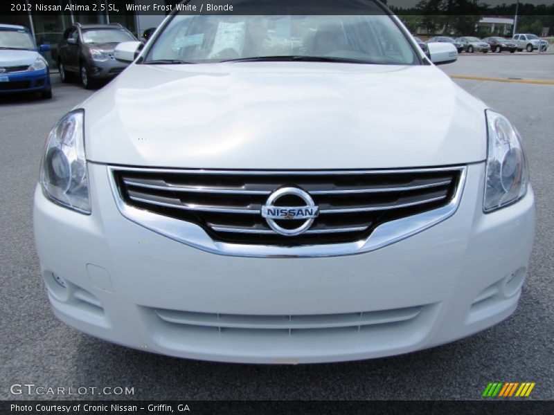 Winter Frost White / Blonde 2012 Nissan Altima 2.5 SL