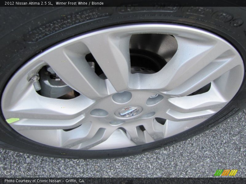 Winter Frost White / Blonde 2012 Nissan Altima 2.5 SL