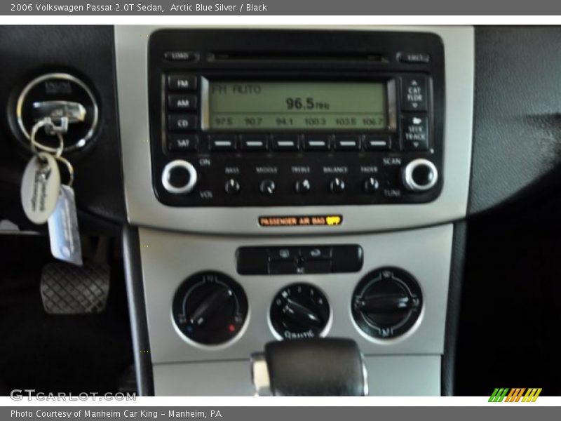 Arctic Blue Silver / Black 2006 Volkswagen Passat 2.0T Sedan