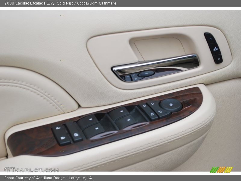 Gold Mist / Cocoa/Light Cashmere 2008 Cadillac Escalade ESV