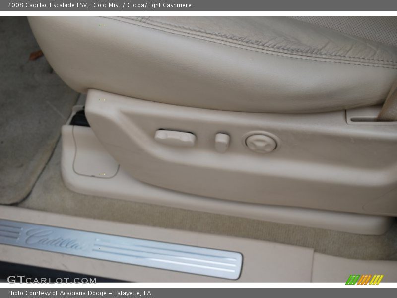 Gold Mist / Cocoa/Light Cashmere 2008 Cadillac Escalade ESV