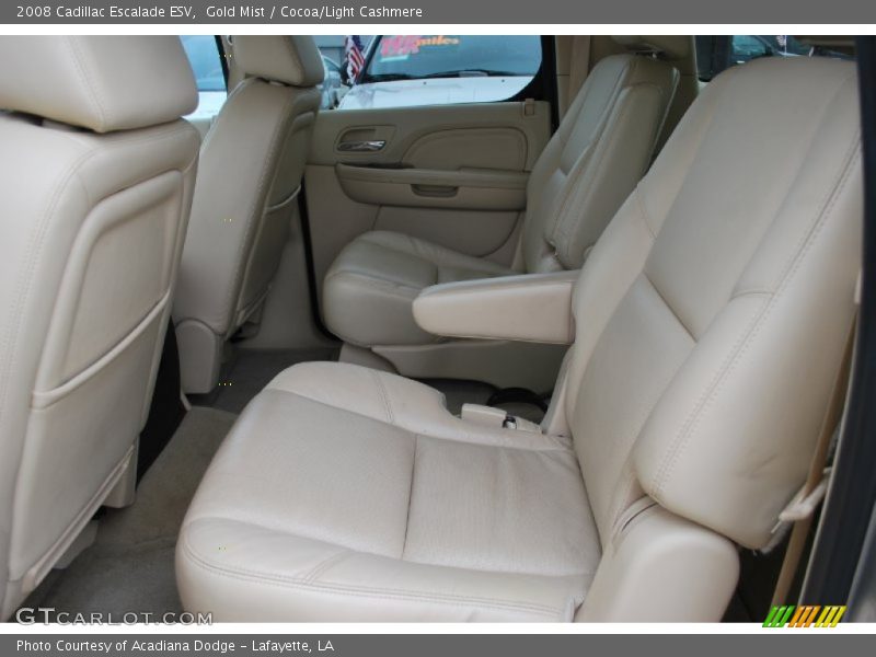 Gold Mist / Cocoa/Light Cashmere 2008 Cadillac Escalade ESV