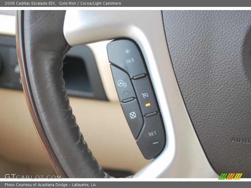 Controls of 2008 Escalade ESV