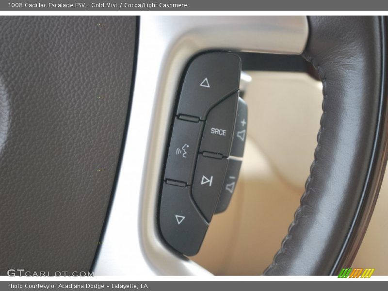 Controls of 2008 Escalade ESV