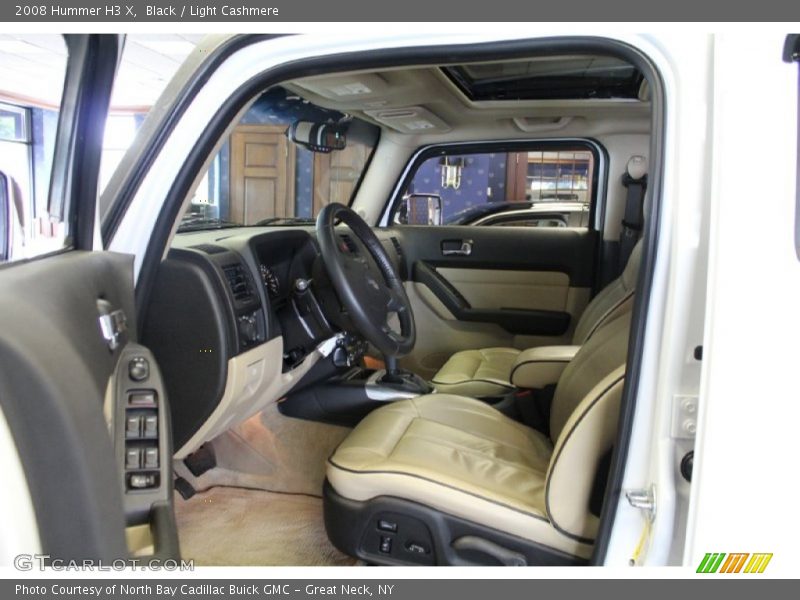 Black / Light Cashmere 2008 Hummer H3 X