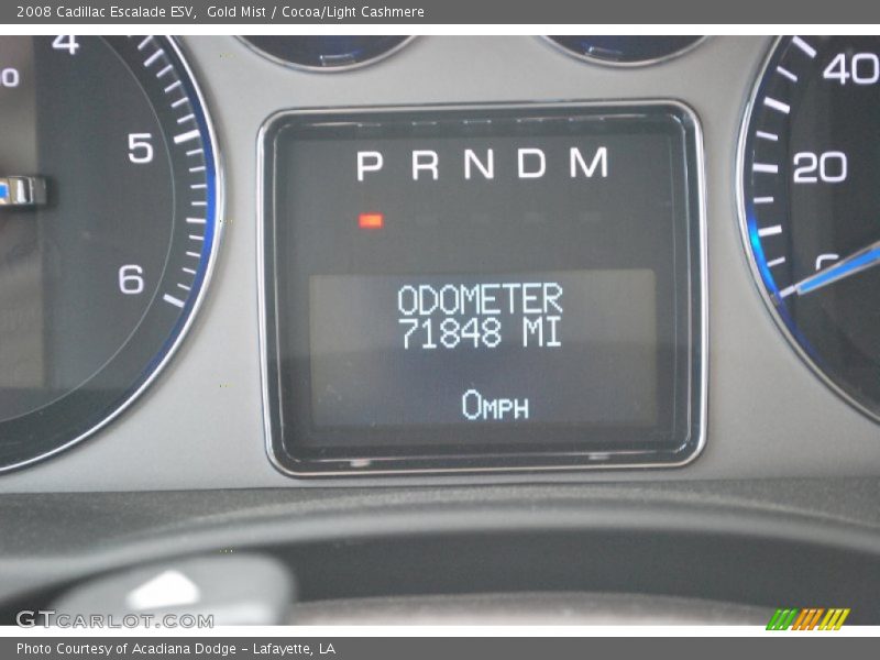 Gold Mist / Cocoa/Light Cashmere 2008 Cadillac Escalade ESV