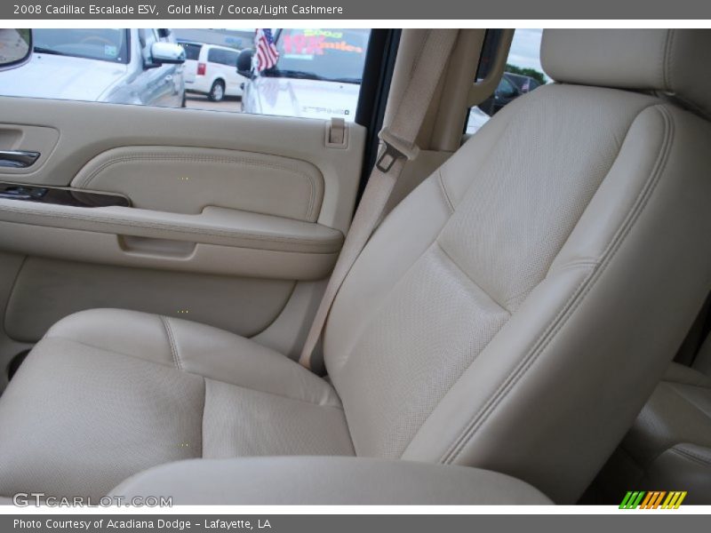 Gold Mist / Cocoa/Light Cashmere 2008 Cadillac Escalade ESV