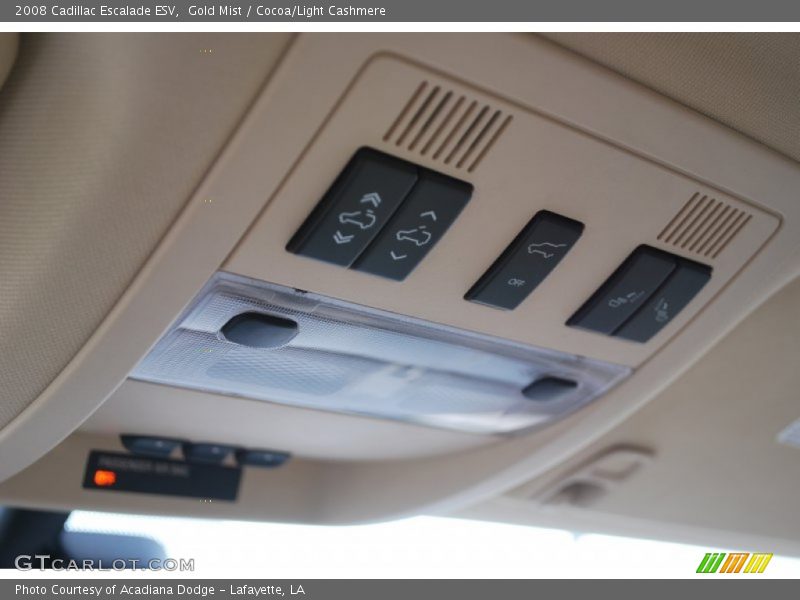 Gold Mist / Cocoa/Light Cashmere 2008 Cadillac Escalade ESV