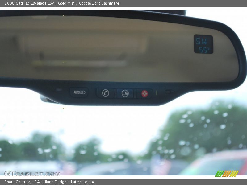 Gold Mist / Cocoa/Light Cashmere 2008 Cadillac Escalade ESV