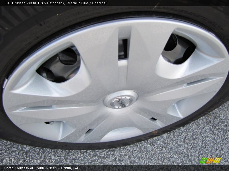 Metallic Blue / Charcoal 2011 Nissan Versa 1.8 S Hatchback