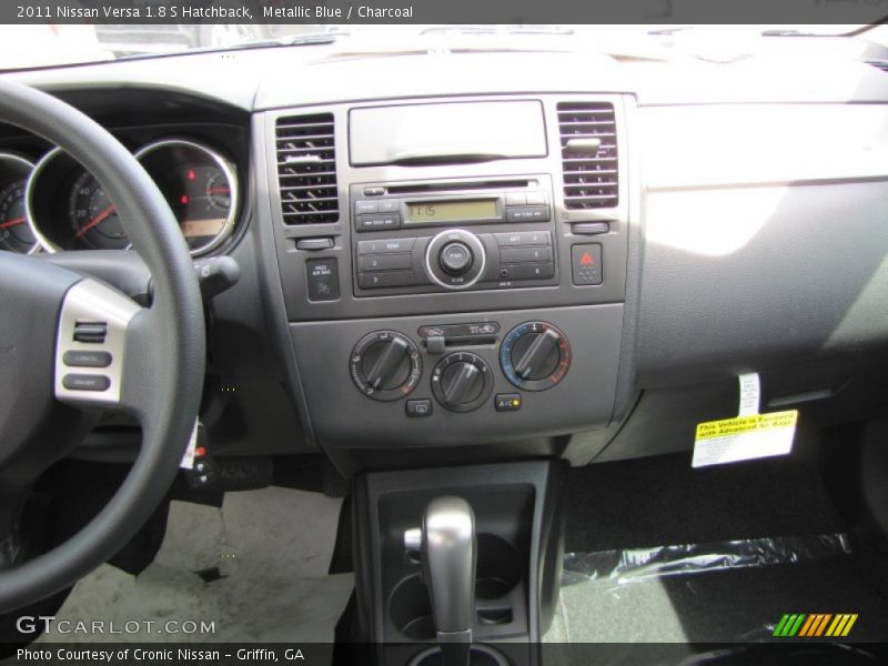 Metallic Blue / Charcoal 2011 Nissan Versa 1.8 S Hatchback