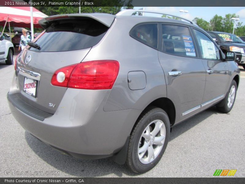 Platinum Graphite / Black 2011 Nissan Rogue SV