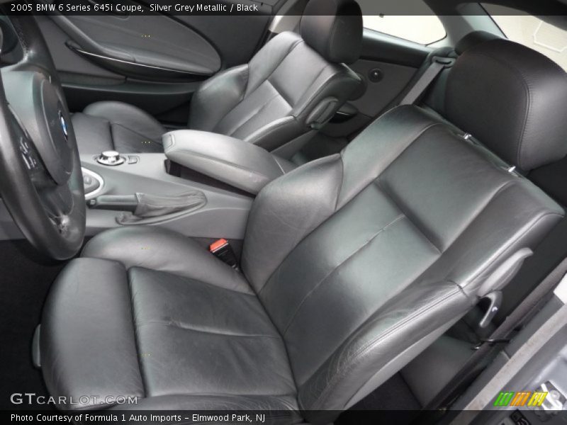  2005 6 Series 645i Coupe Black Interior