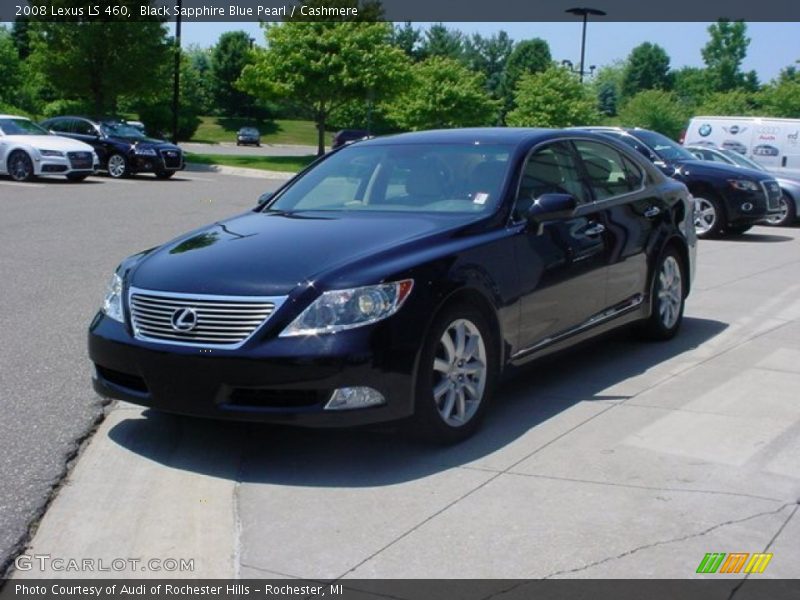 Black Sapphire Blue Pearl / Cashmere 2008 Lexus LS 460