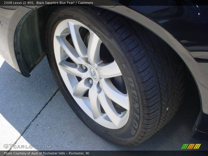 Black Sapphire Blue Pearl / Cashmere 2008 Lexus LS 460