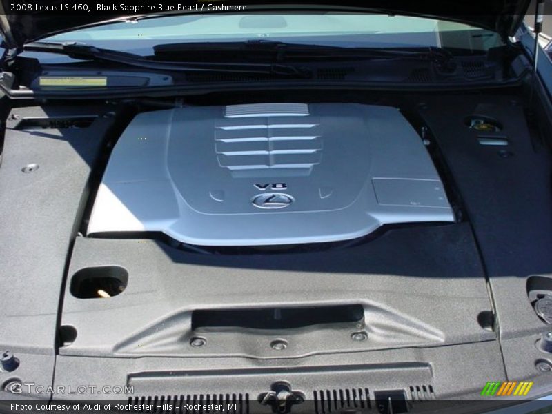 Black Sapphire Blue Pearl / Cashmere 2008 Lexus LS 460