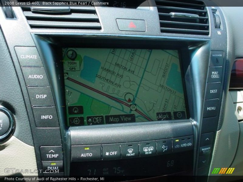 Black Sapphire Blue Pearl / Cashmere 2008 Lexus LS 460