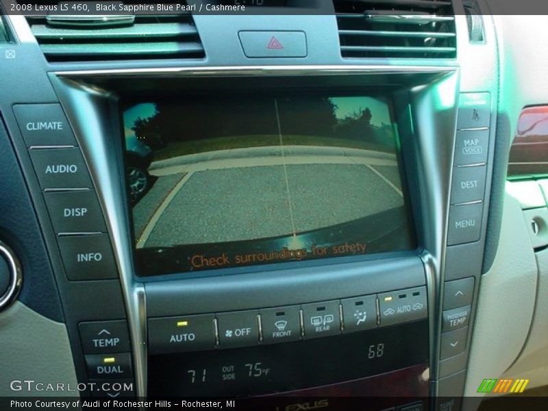 Black Sapphire Blue Pearl / Cashmere 2008 Lexus LS 460