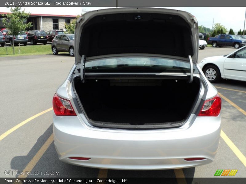 Radiant Silver / Gray 2011 Hyundai Sonata GLS