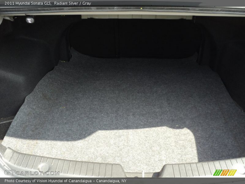 Radiant Silver / Gray 2011 Hyundai Sonata GLS