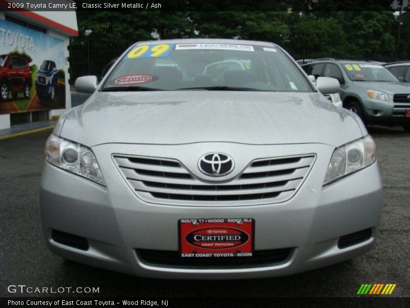 Classic Silver Metallic / Ash 2009 Toyota Camry LE