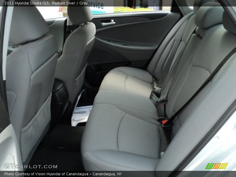 Radiant Silver / Gray 2011 Hyundai Sonata GLS