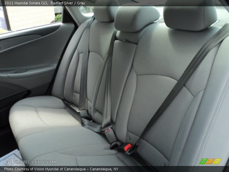 Radiant Silver / Gray 2011 Hyundai Sonata GLS
