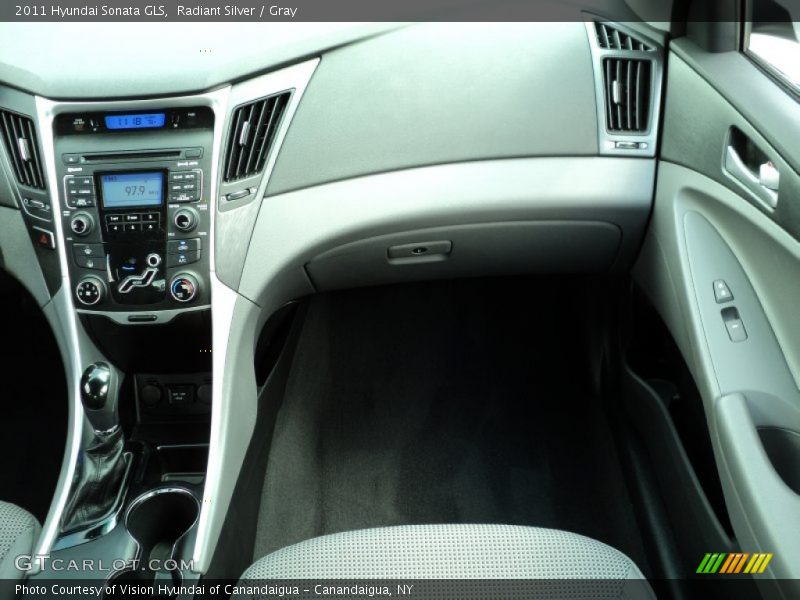 Radiant Silver / Gray 2011 Hyundai Sonata GLS